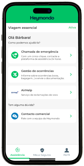 Seguro de viagem App