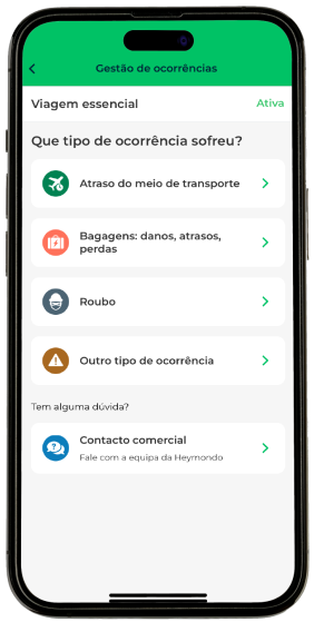 Seguro de viagem App